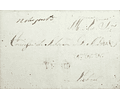 1830 Portugal Carta Pré-Filatélica Viseu VIS 2 «VIZEU» Vermelho