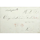 1830 Portugal Carta Pré-Filatélica Viseu VIS 2 «VIZEU» Vermelho 1