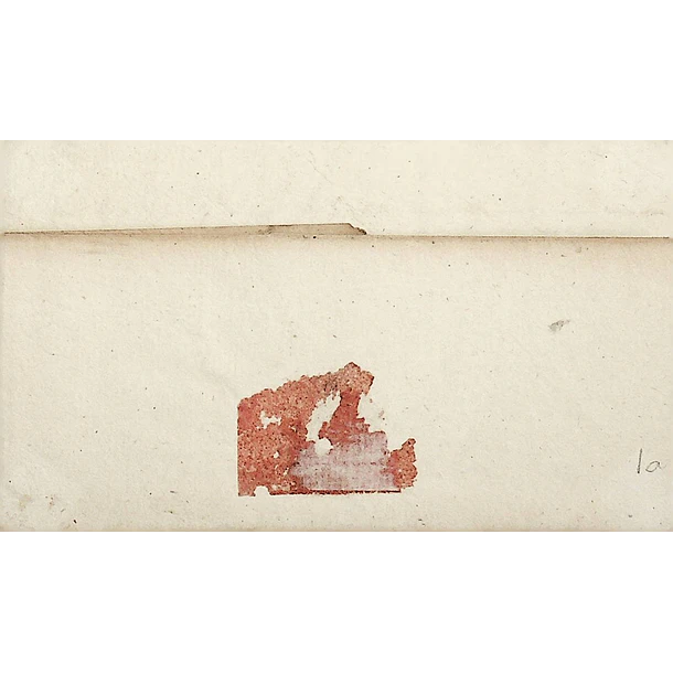 1828 Portugal Carta Pré-Filatélica Viseu VIS 2 «VIZEU» Sépia