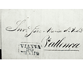 1841 Portugal Carta Pré-Filatélica Viana do Castelo VCT 8 «VIANNA DO MINHO» Azul