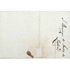 1829 ou 1830 Portugal Carta Pré-Filatélica Vila do Conde VCD 2 «V.ª DO CONDE» Vermelho 2
