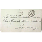1868 Portugal Carta Filatélica D. Luís Fita Curva c/ Carimbo Circular de Data Completa 3.26.04 «LISBOA» 1