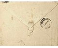 1892 Portugal Sobrescrito Inteiro D. Luís Fita Direita 25 r. Azul enviado do Porto para Lisboa