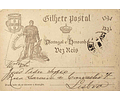 1894 Portugal Bilhete Postal Inteiro V Centenário do Nascimento do Infante D. Henrique circulado em Lisboa