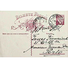 1933 Bilhete Postal Inteiro «Lusíadas» 25 r. rosa enviado de Tavira para o Porto 1