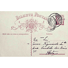 1933 Bilhete Postal Inteiro «Lusíadas» 25 r. rosa enviado da Póvoa da Varzim para o Porto 1