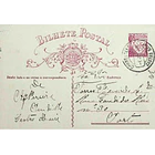 1933 Bilhete Postal Inteiro «Lusíadas» 25 r. rosa enviado de Castro Daire para o Porto 1