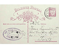 1932 Inteiro Postal tipo «Lusíadas» 25 r. rosa enviado de Portalegre para o Porto