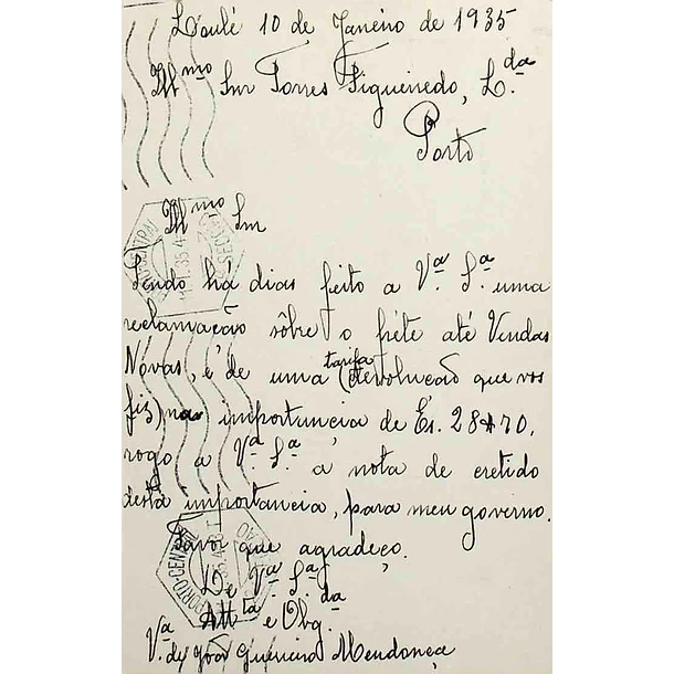 1935 Bilhete Postal Inteiro «Lusíadas» 25 r. rosa enviado de Loulé para o Porto