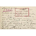 1934 Bilhete Postal Inteiro «Lusíadas» 25 r. rosa enviado de Moura para Lisboa 2