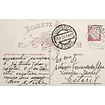 1935 Inteiro Postal tipo «Lusíadas» 25 r. rosa enviado do Porto para o Estoril