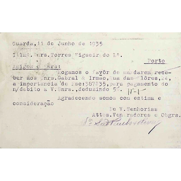 1935 Bilhete Postal Inteiro «Lusíadas» 25 r. rosa enviado da Guarda para o Porto