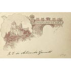 1900 Bilhete Postal Inteiro IV Centenário da Índia enviado de Castelo Branco para Patti, Sicília, Itália 2