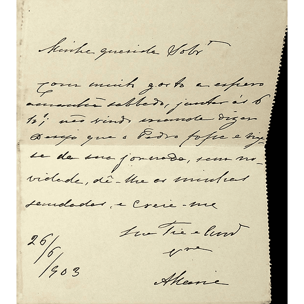 1903 Cartão Postal Inteiro D. Carlos I 25 r. Verde enviado de Lisboa para Cascais 3