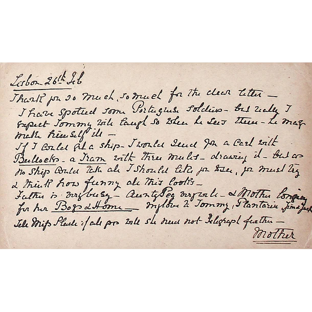 1896 Bilhete Postal Inteiro D. Carlos Cinzento-violeta 20 r. enviado de Lisboa para Herts, Inglaterra