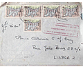 1962 Angola Flâmula Publicitária Carta enviada para Lisboa