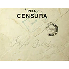 1917 Censura Postal 1ª Guerra Mundial Carta enviada do Porto para Madrid 2
