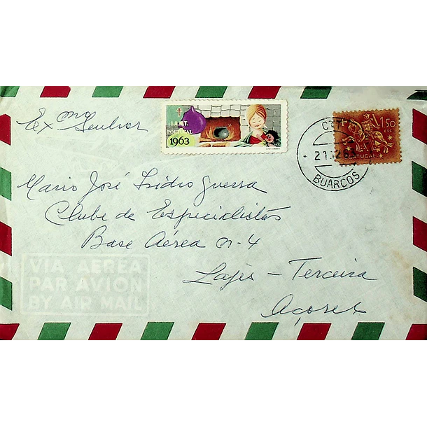 1968 Vinheta IANT Carta de Buarcos para as Lages