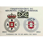 1953 Postais Máximos Cinquentenário do Automóvel Clube de Portugal 1