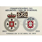 1953 Postais Máximos Cinquentenário do Automóvel Clube de Portugal 2
