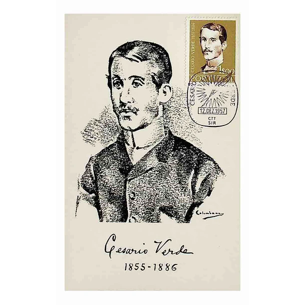1957 Postal Máximo Cesário Verde