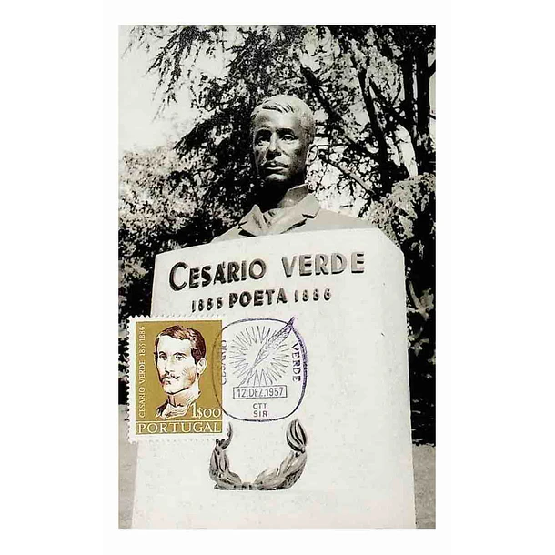 1957 Postal Máximo Cesário Verde