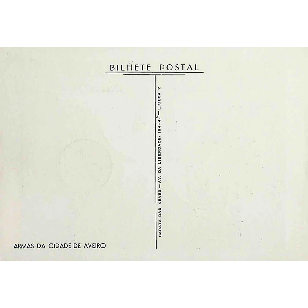 1959 Postal Máximo Milenário e Bi-Centenário de Aveiro