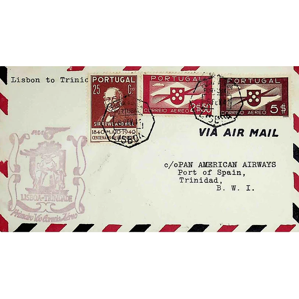 1941 1º Vôo Lisboa - Nova York via Bolama (Lisboa - Trindade)