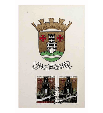 1962 Portugal Postal Máximo 8º Centenário da Cidade de Tomar
