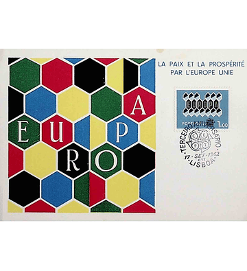 1962 Portugal Postal Máximo Europa CEPT