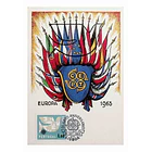 1963 Postal Máximo Europa CEPT 1