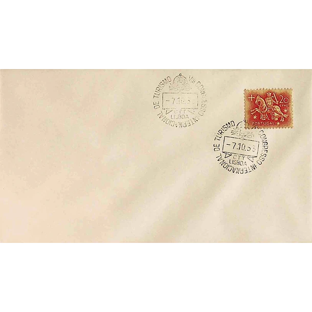 1953 Carimbo Comemorativo do 7º Congresso Internacional de Turismo