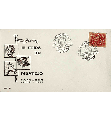 1956 Carimbo Comemorativo da 3ª Feira do Ribatejo
