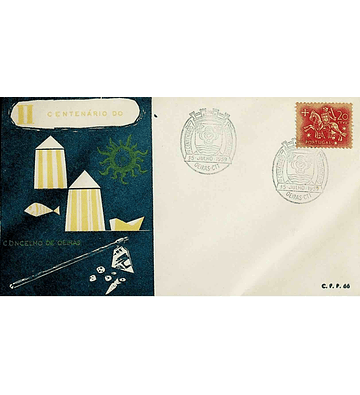 1959 Carimbo Comemorativo do 2º Centenário do Concelho de Oeiras