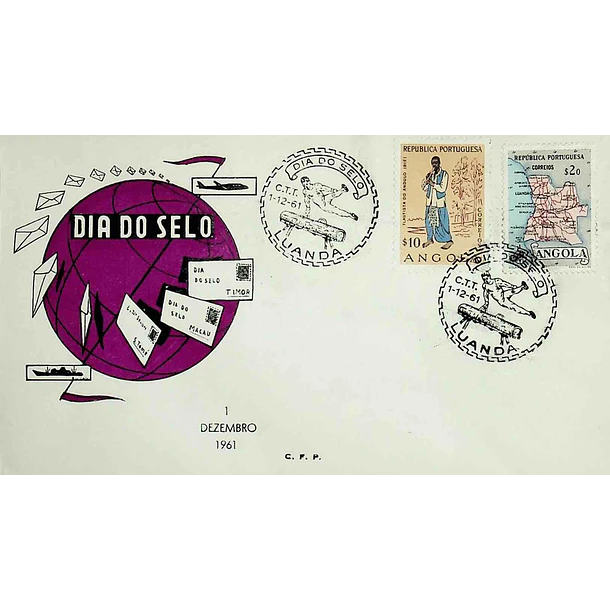 1961 Carimbo Comemorativo do Dia do Selo