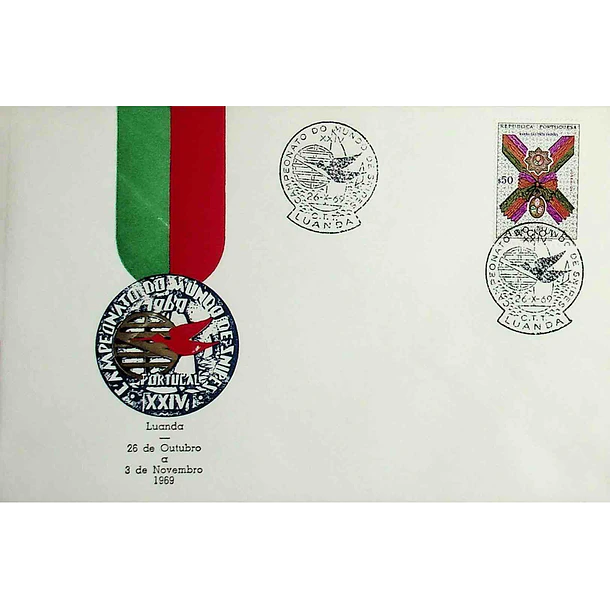 1969 Carimbo Comemorativo do 24º Campeonato do Mundo de Snipes
