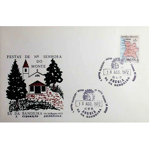 1972 Carimbo Comemorativo das Festas de Nossa Senhora do Monte - 10ª Exposição Filatélica 4