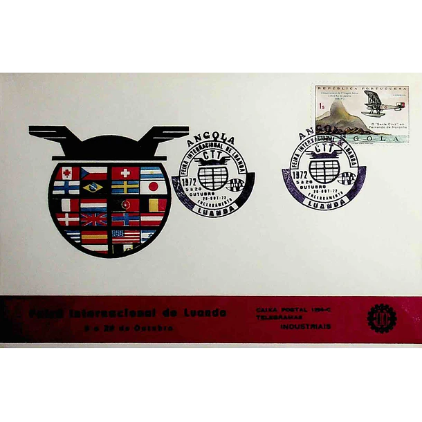 1972 Carimbo Comemorativo da Feira Internacional de Luanda