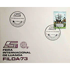 1973 Carimbo Comemorativo da 5ª Feira Internacional de Luanda 1