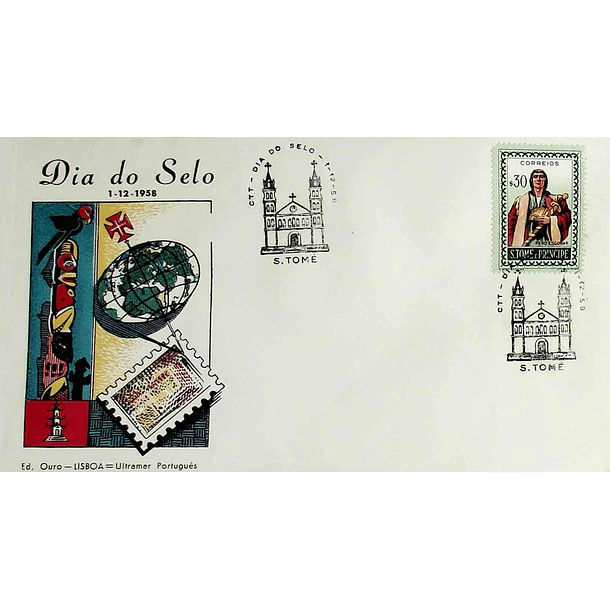 1958 Carimbo Comemorativo do Dia do Selo