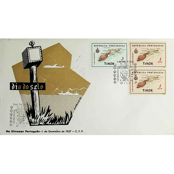 1957 Carimbo Comemorativo do Dia do Selo