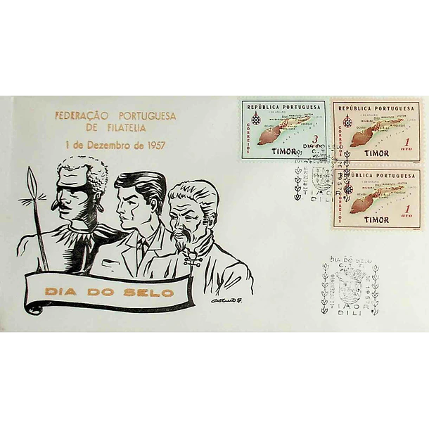 1957 Carimbo Comemorativo do Dia do Selo