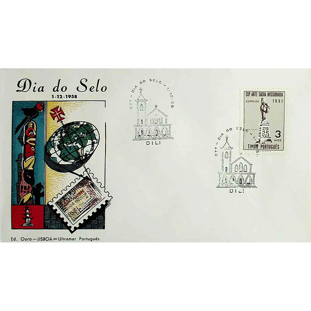 1958 Carimbo Comemorativo do Dia do Selo