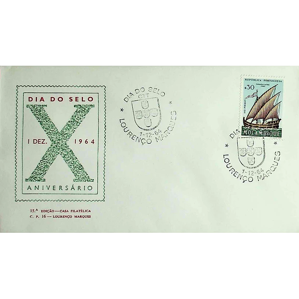 1964 Carimbo Comemorativo do Dia do Selo