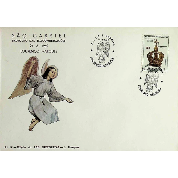 1969 Carimbo Comemorativo do Dia de São Gabriel