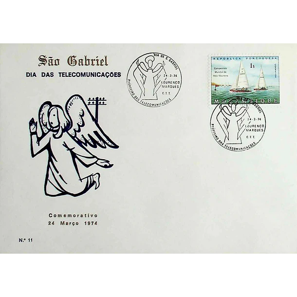1974 Carimbo Comemorativo do Dia de São Gabriel