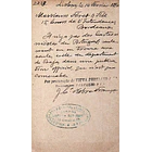 1890 Bilhete Postal Inteiro D. Luís 20 r. Rosa-Castanho enviado de Lisboa para Bordéus 2