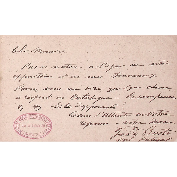 1896 Bilhete Postal Inteiro D. Carlos 20 r. Violeta-cinzento enviado do Porto para Haarlem