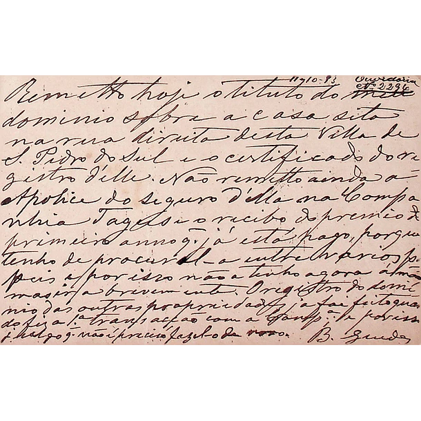 1893 Bilhete Postal Inteiro D. Carlos 10 r. Lilás-Castanho enviado de São Pedro do Sul para Lisboa