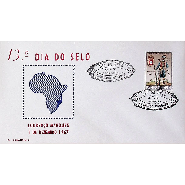 1967 Carimbo Comemorativo do Dia do Selo